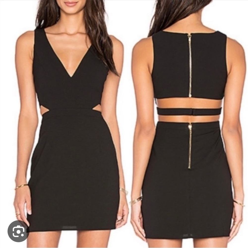 x Naven Twins Sweet Lust Bodycon Dress in Black